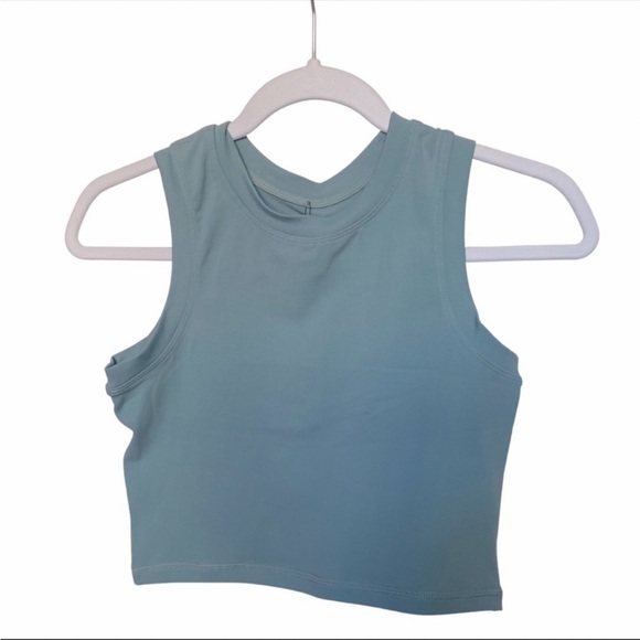 Acta teal tank top - Picture 1 of 3